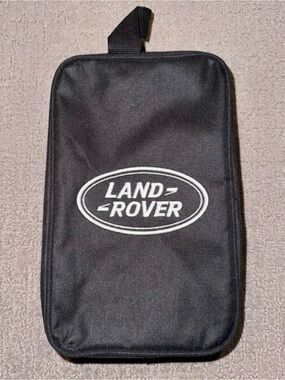 Land Rover Black Zip Storage Toiletry Bag
